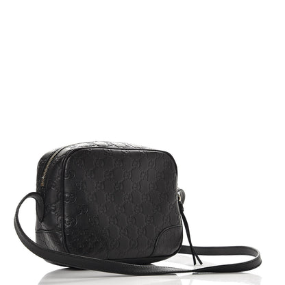 Gucci Guccissima Mini Bree Messenger Bag Black 3 of 7