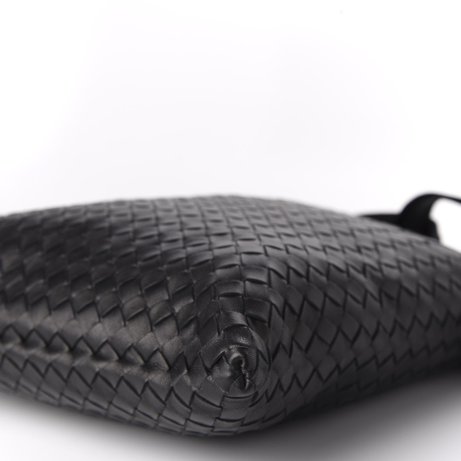 Bottega Veneta Nappa Intrecciato VN Crossbody Messenger Bag Black 14 of 17