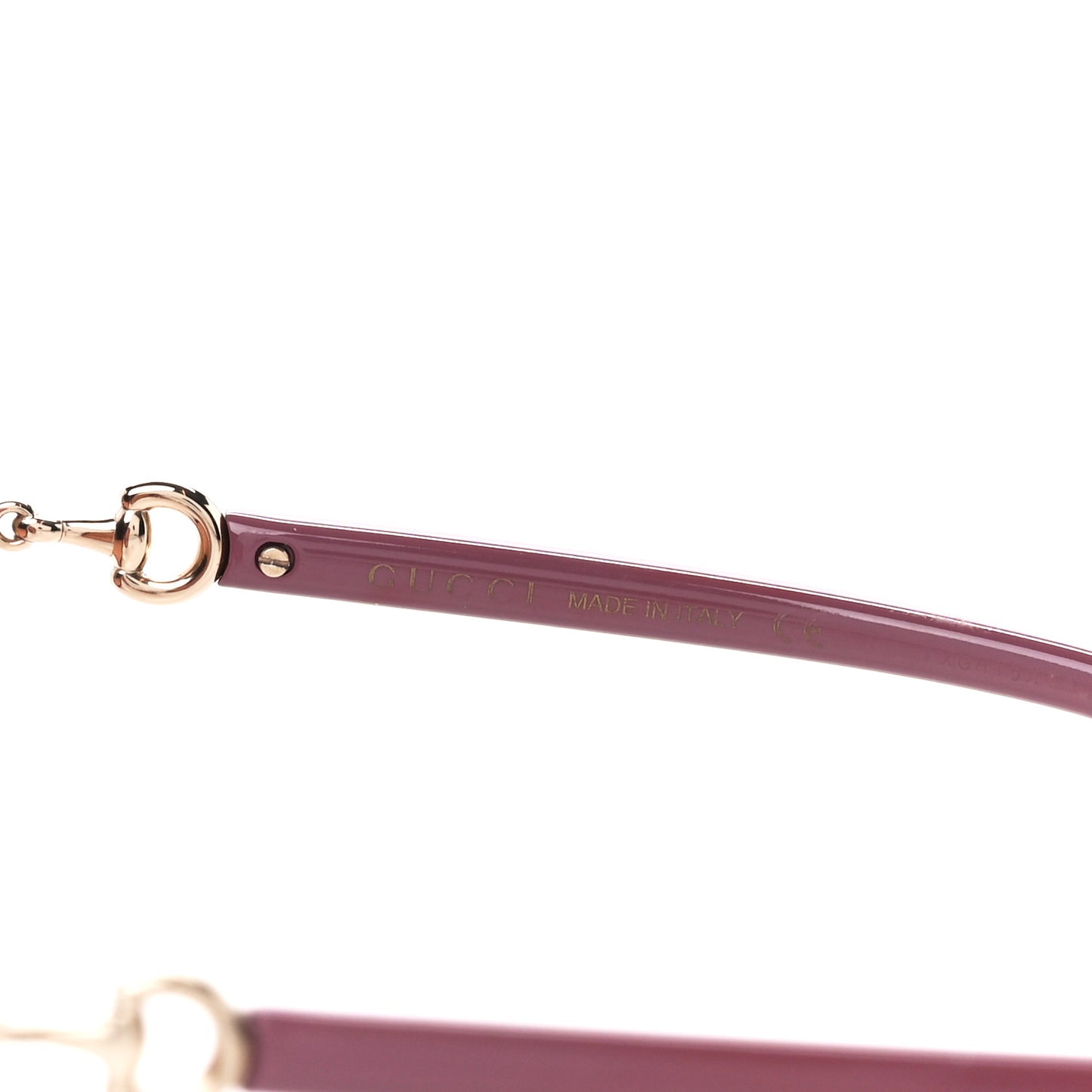 Horsebit Square Frame Sunglasses GG0890S Pink
