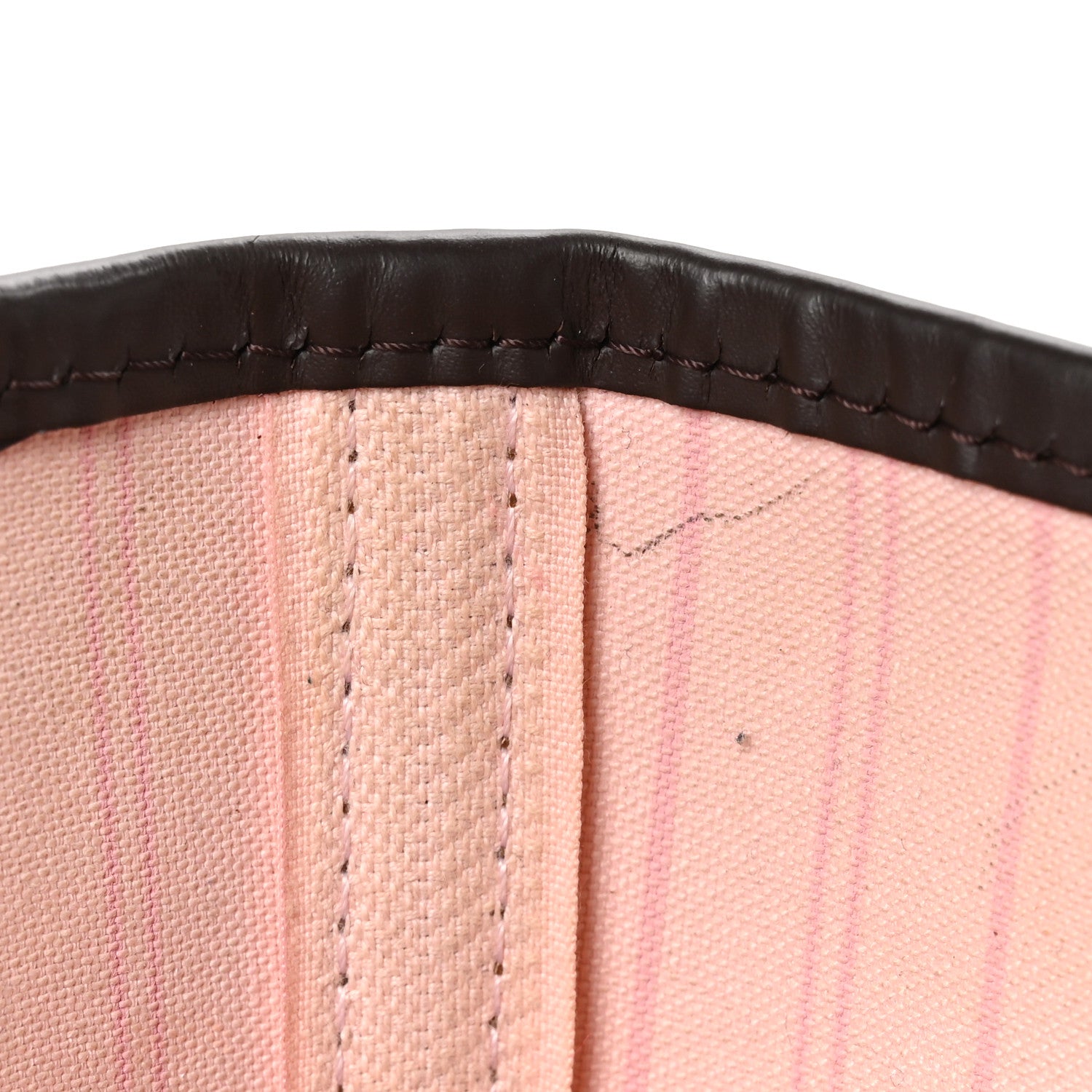 Louis Vuitton Damier Ebene Neo Neverfull MM Rose Ballerine 10 of 10