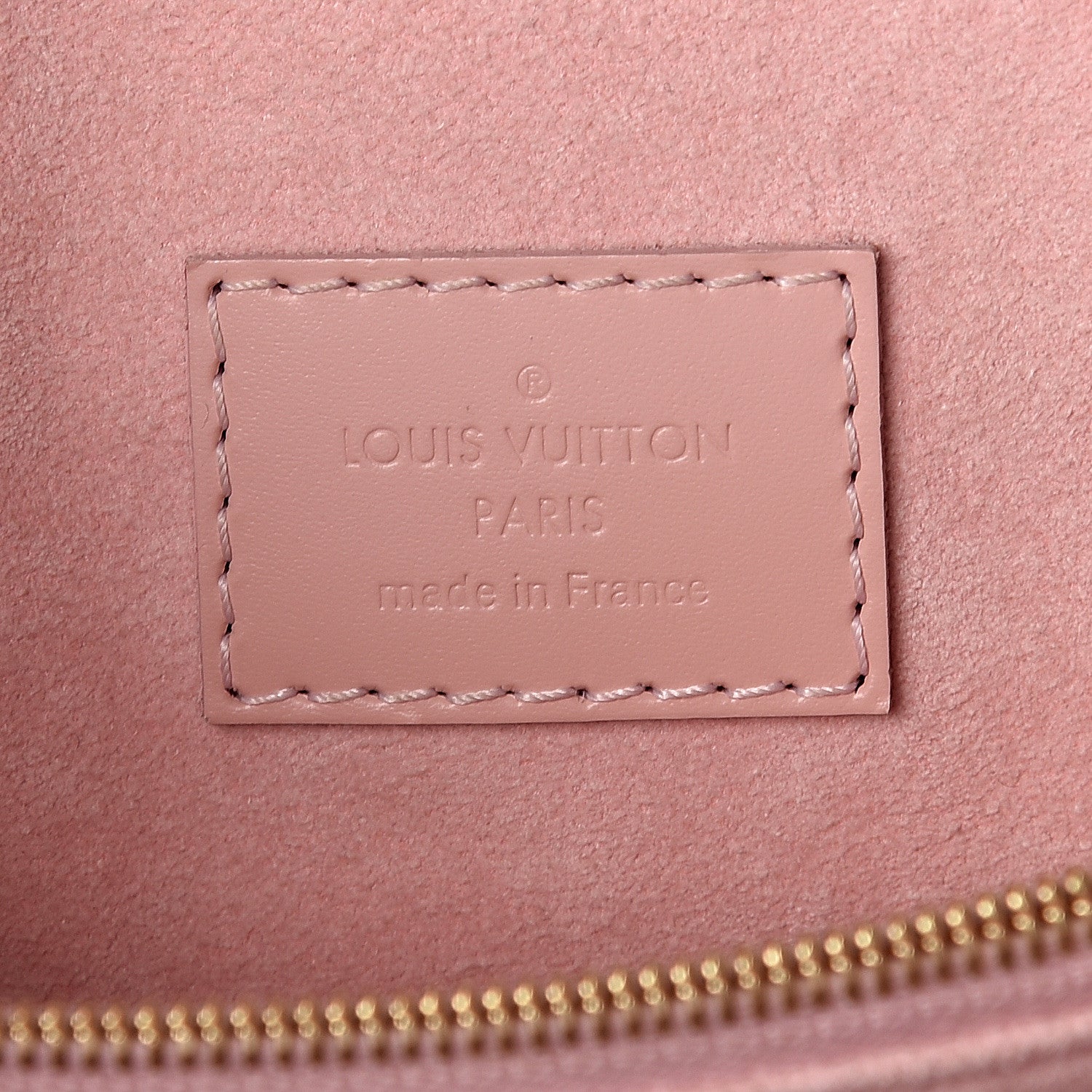 Louis Vuitton Damier Ebene Caissa Clutch Rose Ballerine 6 of 10