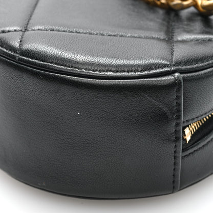 Chanel Lambskin Quilted Chanel 19 Round Clutch With Chain Black 10 of 10