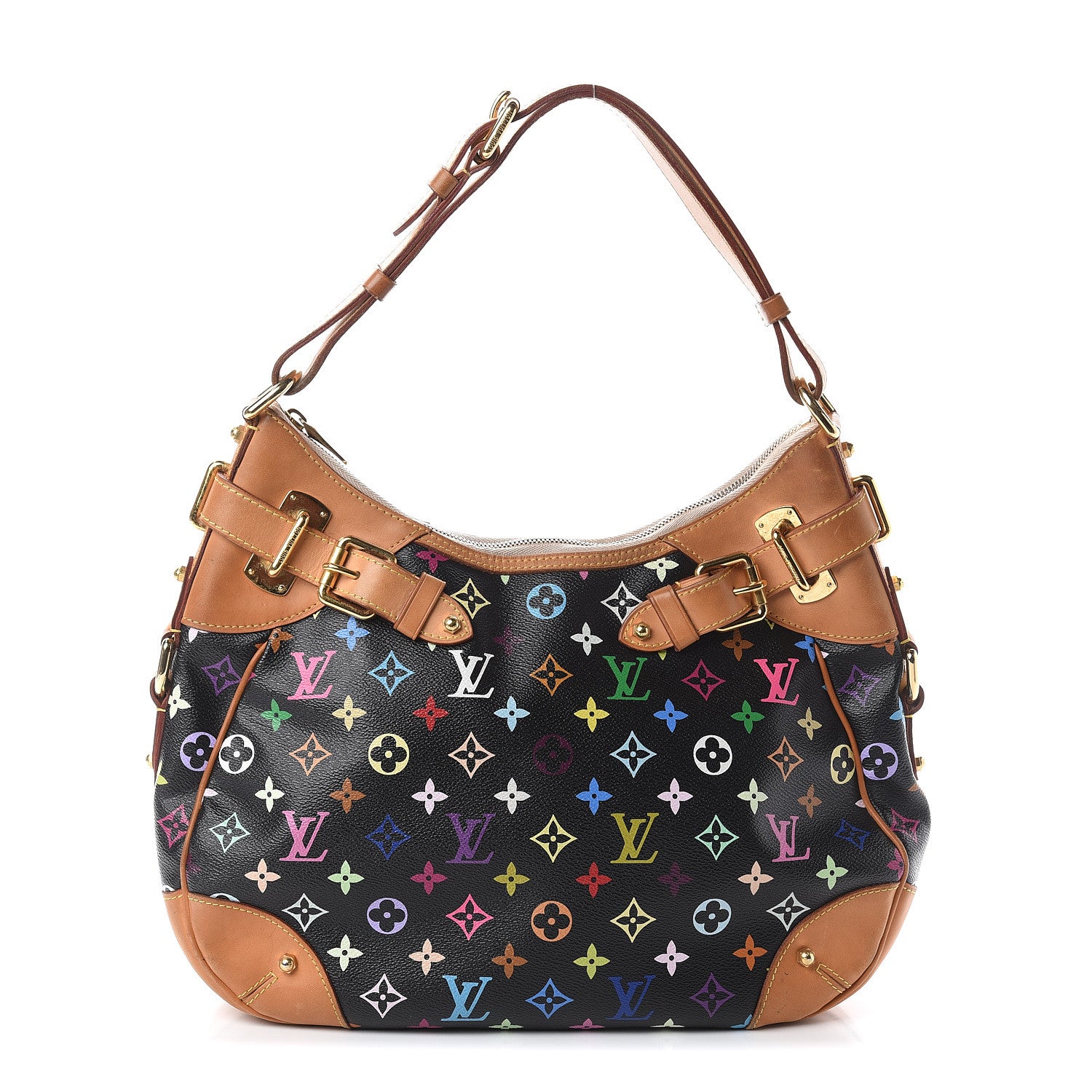 Louis Vuitton Monogram Multicolor Greta Black 1 of 8