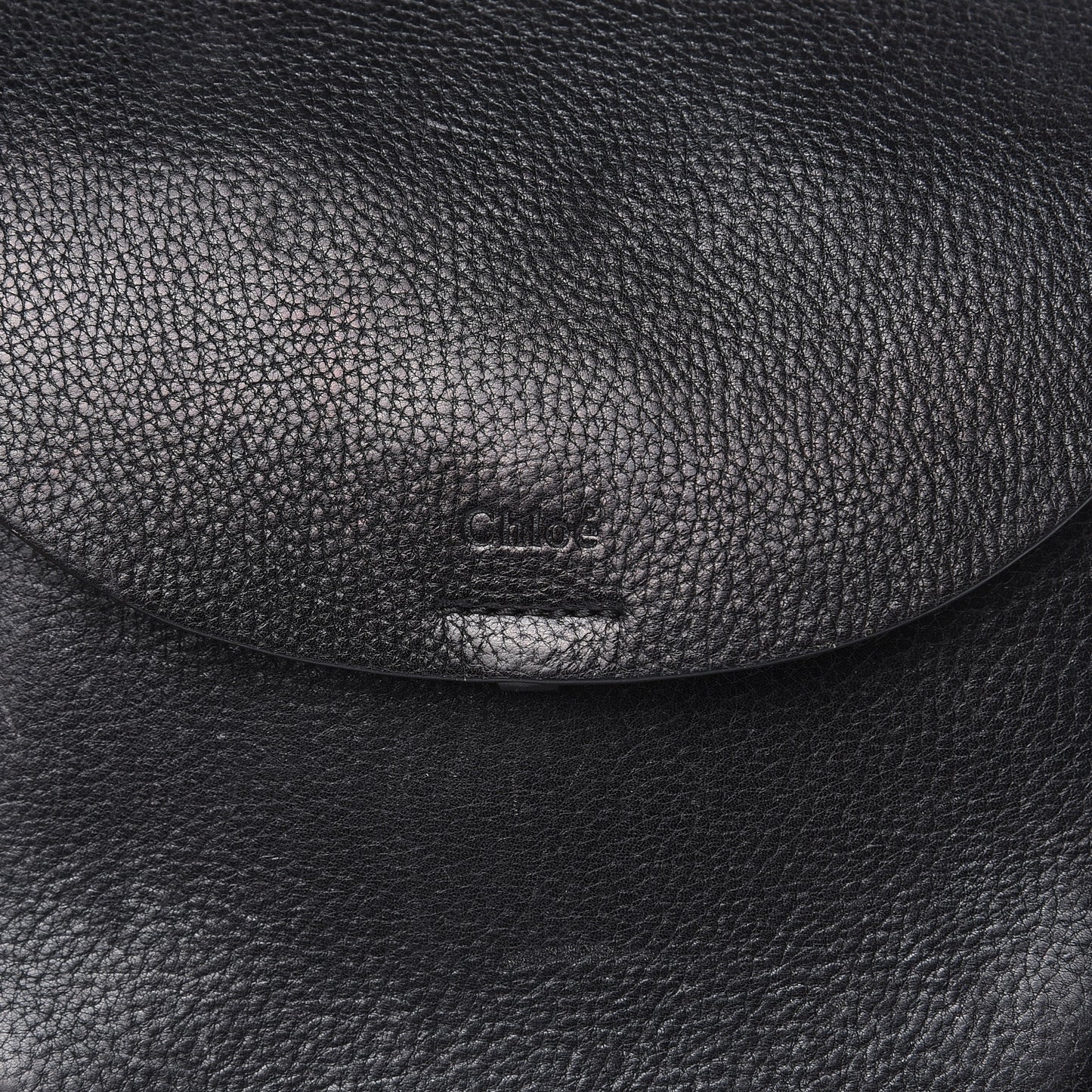 Grained Calfskin Small Hudson Tassel Shoulder Bag Black