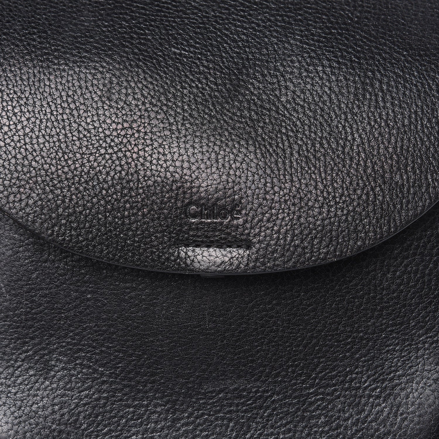 Chloe Grained Calfskin Small Hudson Tassel Shoulder Bag Black 7 of 19