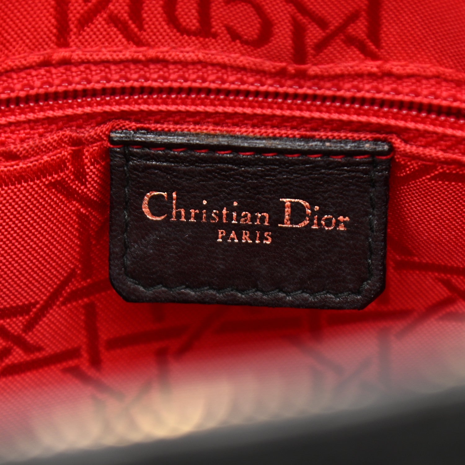 Christian Dior Lambskin Cannage Large Lady Dior Black 5 of 10