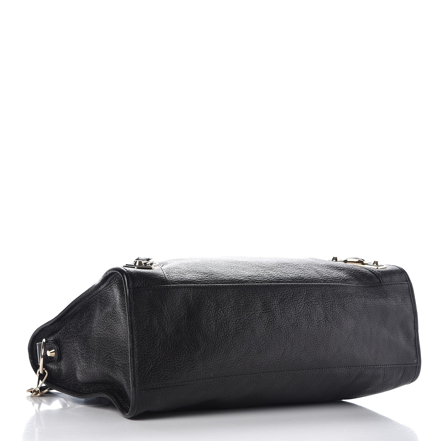 Balenciaga Chevre Gold Metallic Edge Hardware City Black 4 of 7