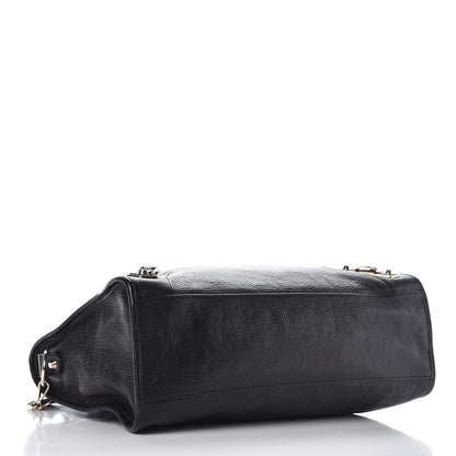 Balenciaga Chevre Gold Metallic Edge Hardware City Black 4 of 7