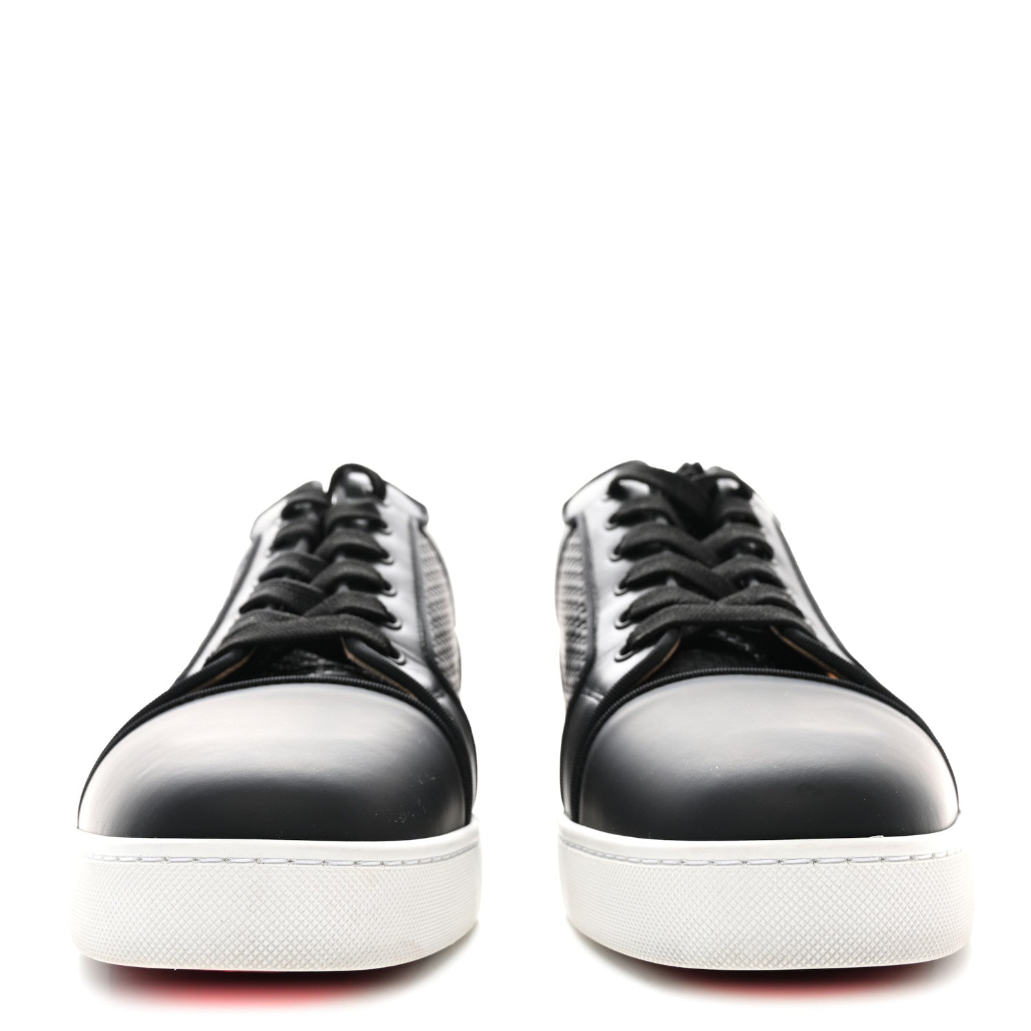Christian Louboutin Calfskin Mens Low Top Sneaker 45 Black 2 of 10