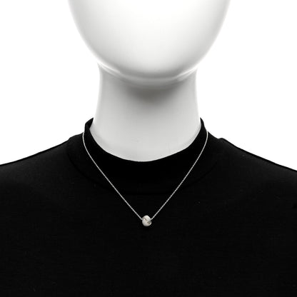 Tiffany Sterling Silver Twist Knot Pendant Necklace 3 of 4