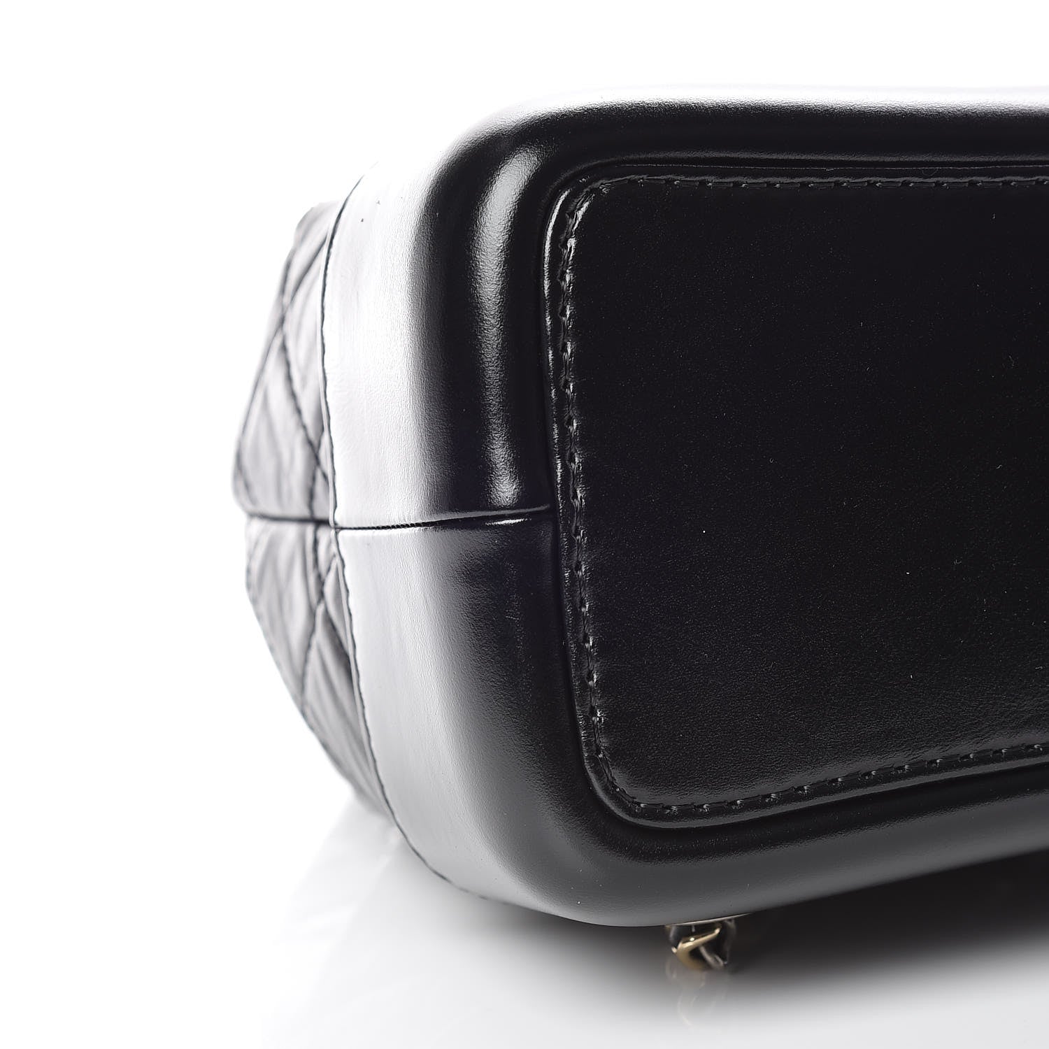 Chanel Aged Calfskin Quilted Small Gabrielle Backpack Black 8 of 10