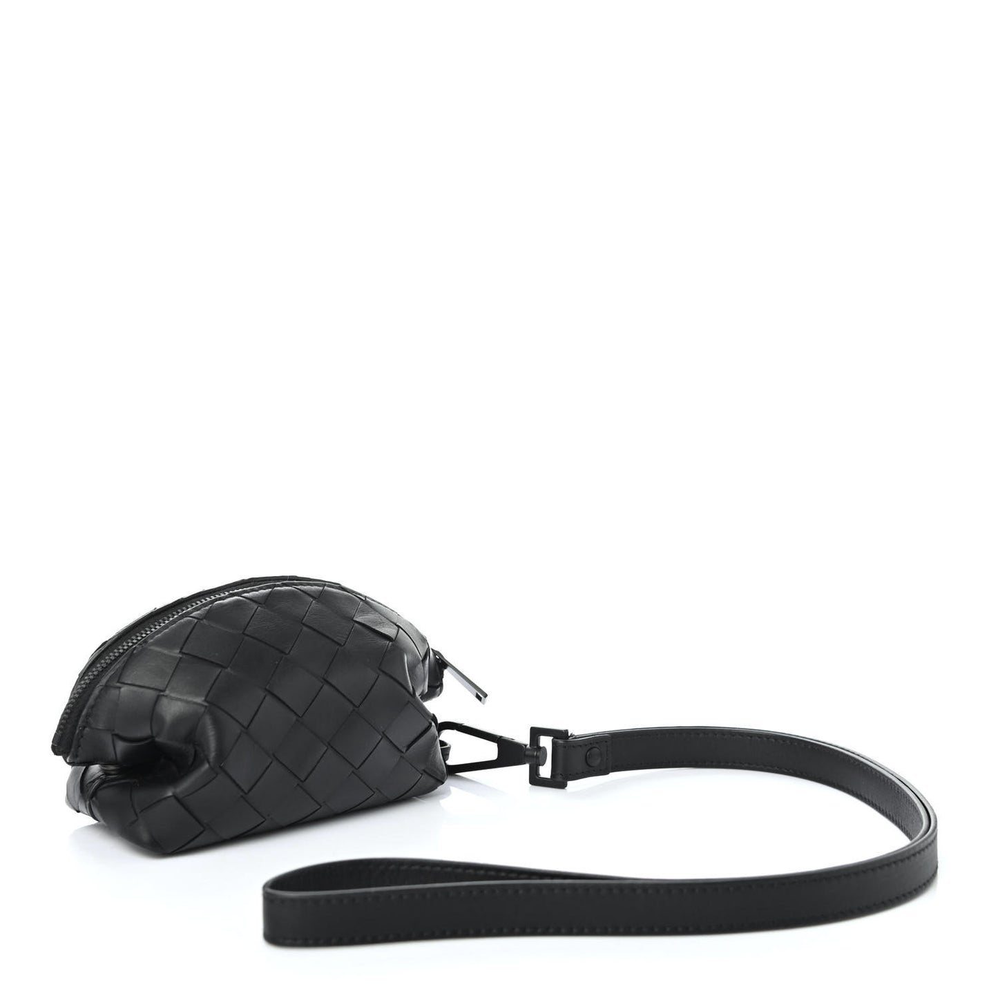 Nappa Intrecciato Mens Multi-Functional Case Black