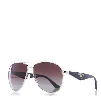 Prada Gradient Aviator Sunglasses SPR53Q Black 1 of 7