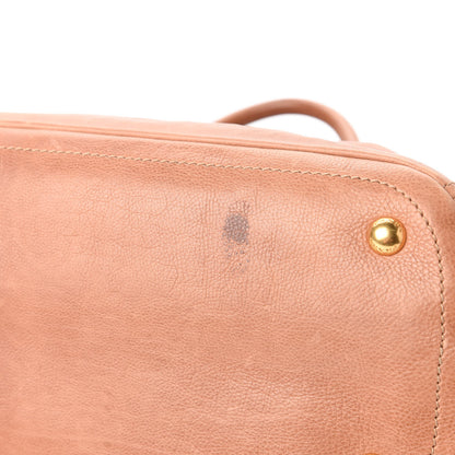 Prada Glace Calf Frame Satchel Cammeo 11 of 11