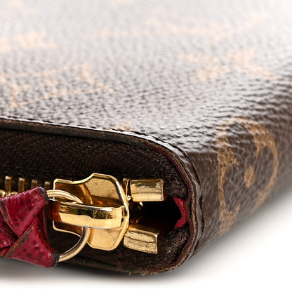 Louis Vuitton Monogram Clemence Wallet Fuchsia 9 of 10