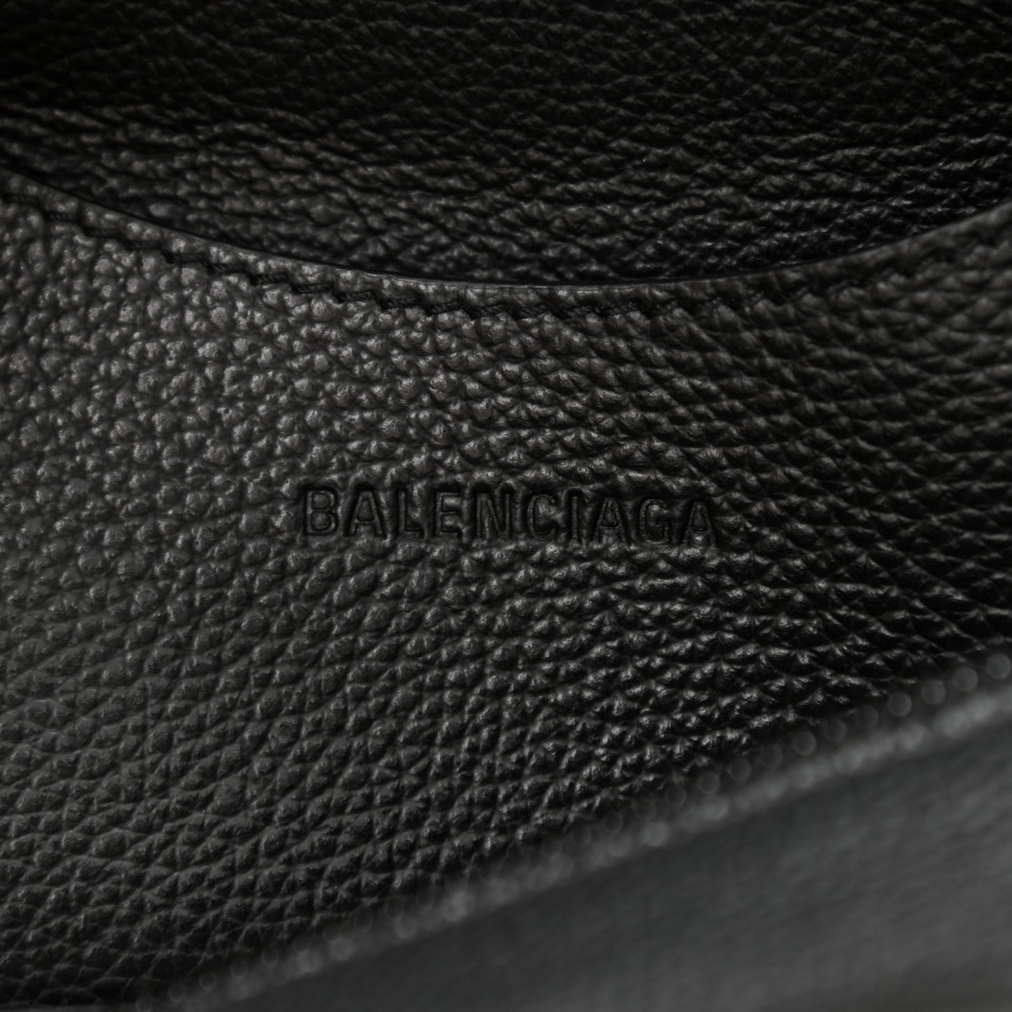 Grained Calfskin Neo Classic Black Hardware XS City Black