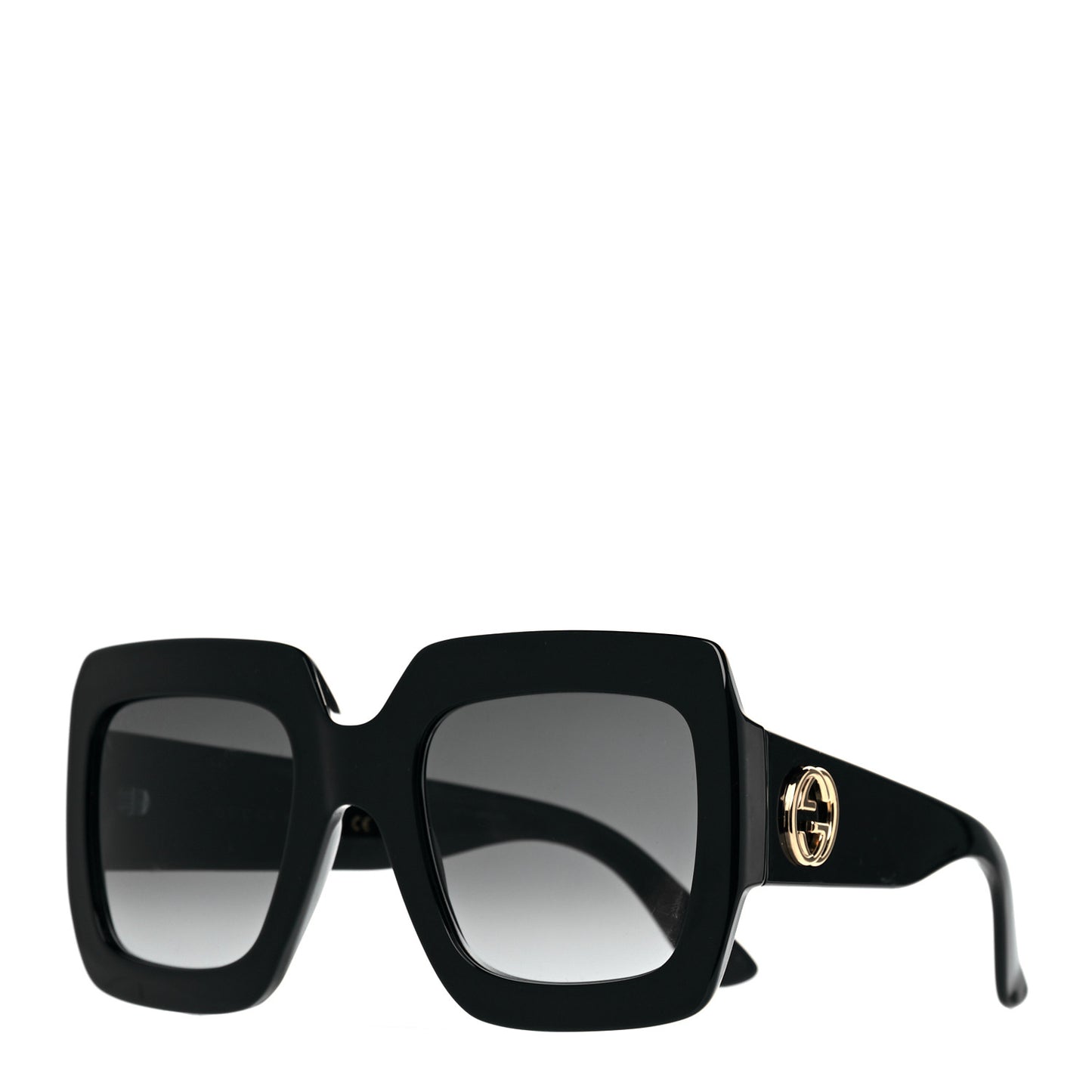 Acetate Square Frame Sunglasses GG0053S Black