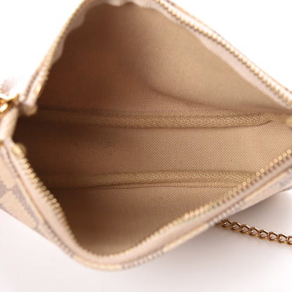 Louis Vuitton Damier Azur Mini Pochette Accessories 6 of 8