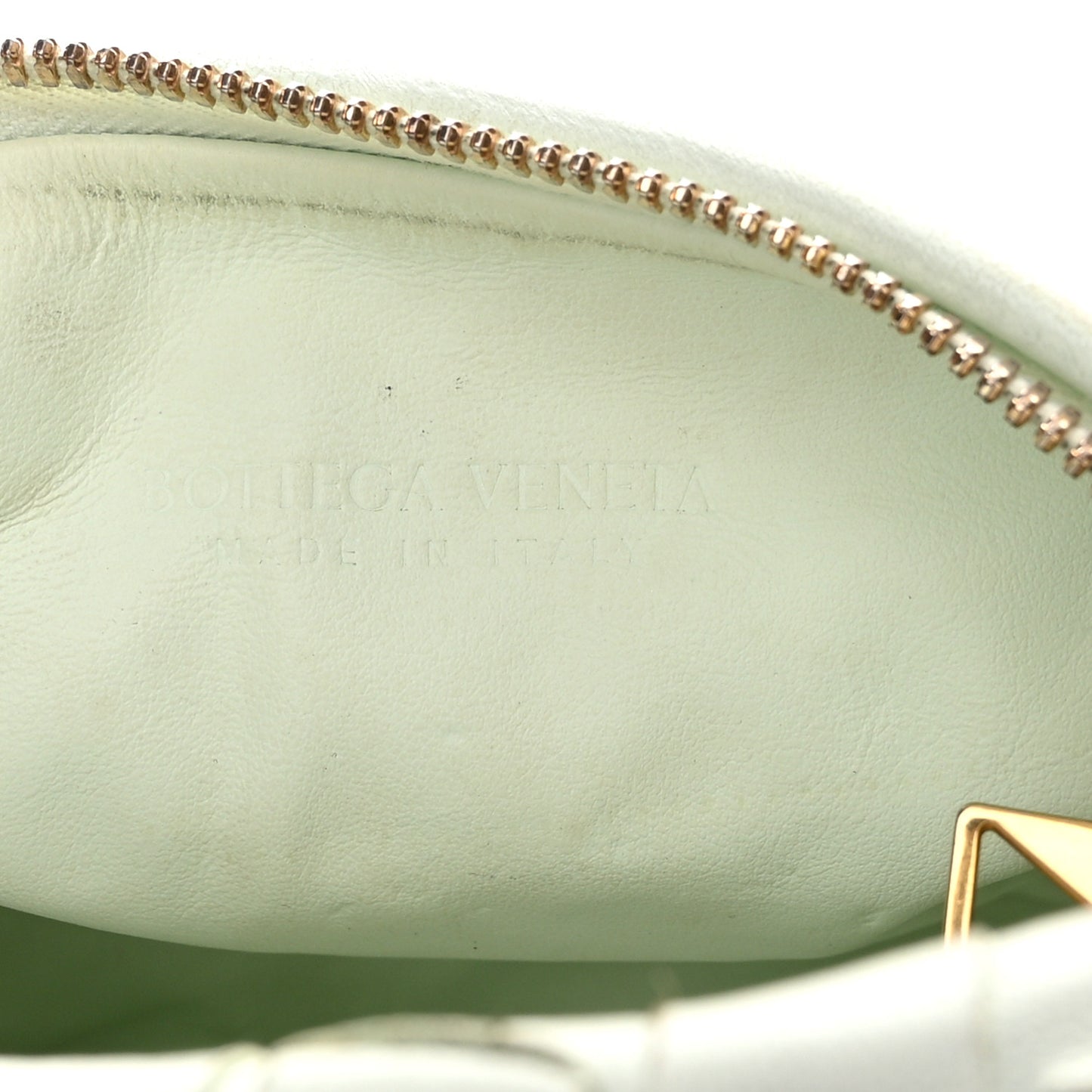 Nappa Intrecciato Mini Jodie Glacier