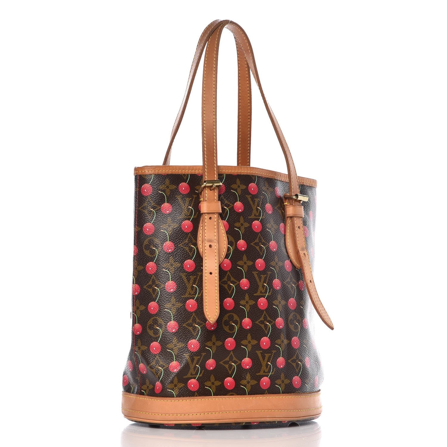 Louis Vuitton Monogram Cerises Bucket Bag 4 of 31