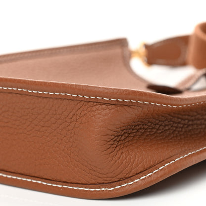 Hermes Taurillon Clemence Evelyne TPM Gold 10 of 11