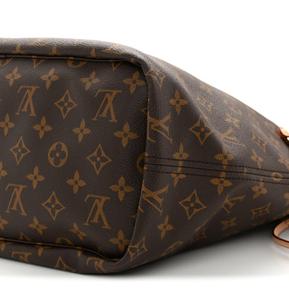 Louis Vuitton Monogram Inside Out Neverfull Bandouliere MM Rouge Sari 9 of 9