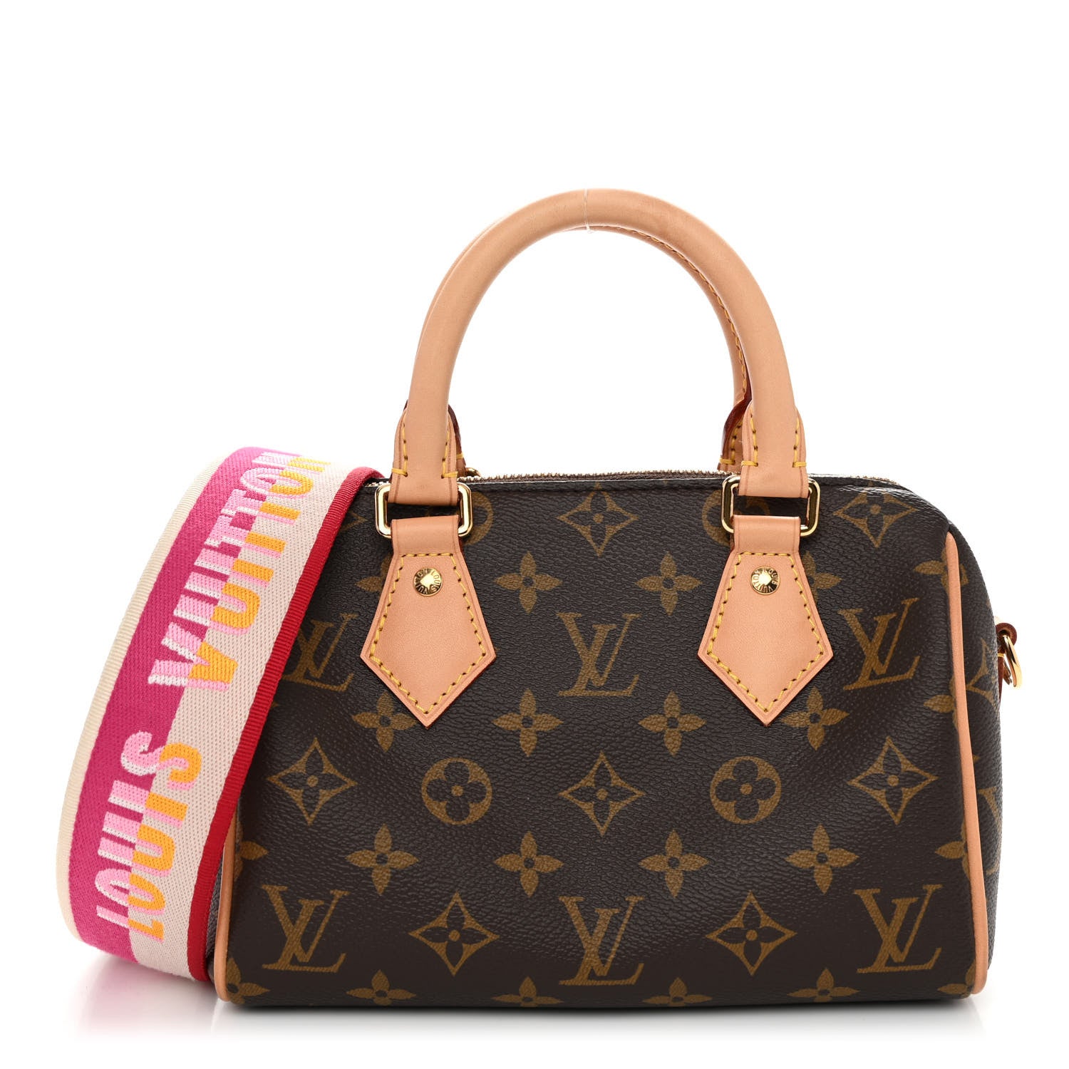Louis Vuitton Monogram Speedy Bandouliere 20 Fuchsia 1 of 9