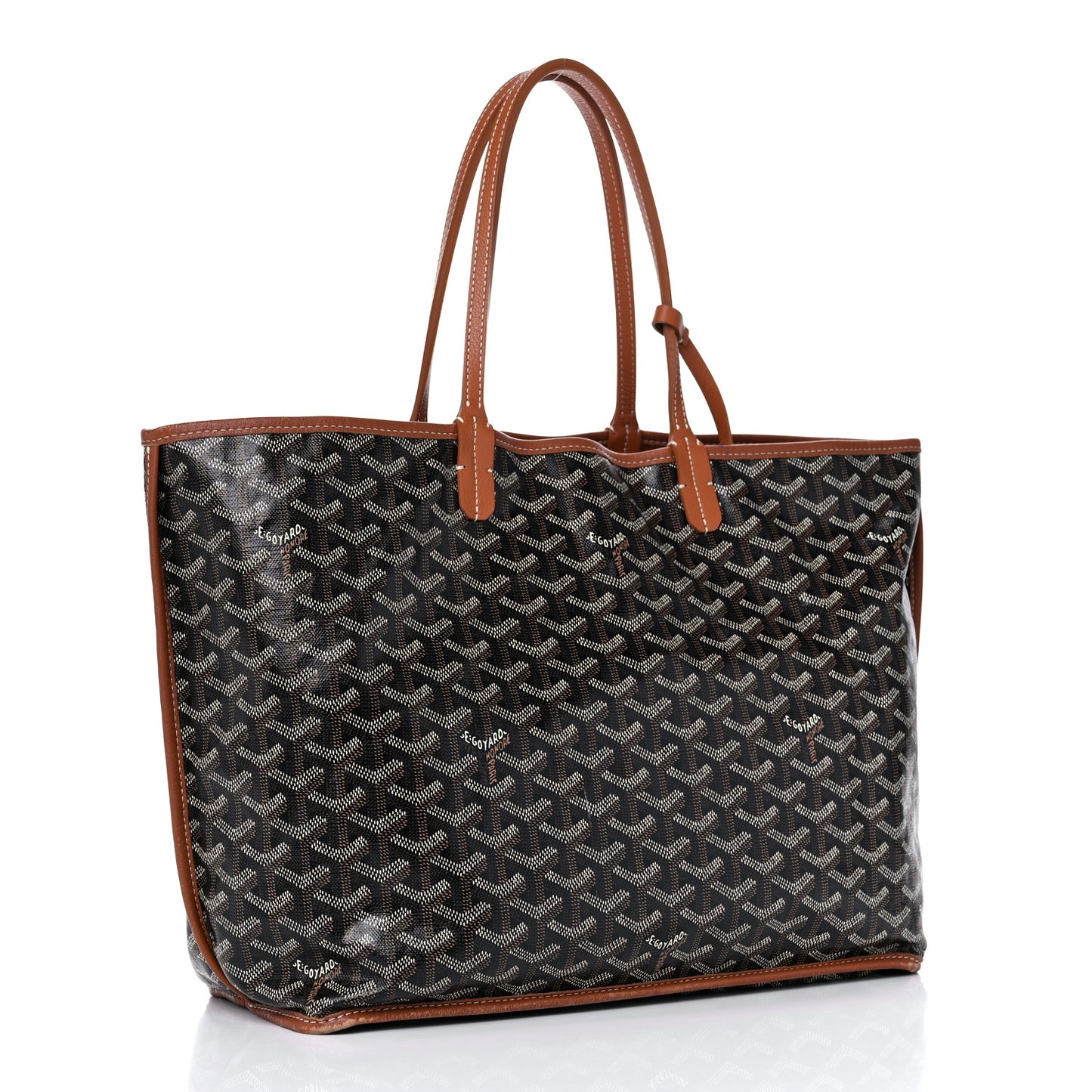 Goyardine Reversible Anjou PM Black Gold