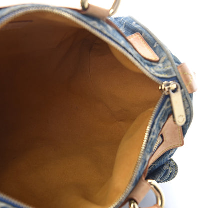 Louis Vuitton Monogram Denim Neo Speedy Blue 9 of 12
