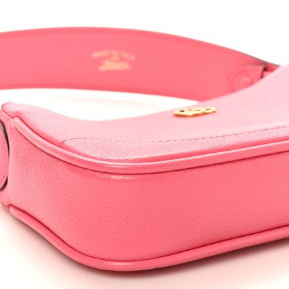 Gucci Goatskin Mini Aphrodite Shoulder Bag Rhodamine Pink 10 of 11