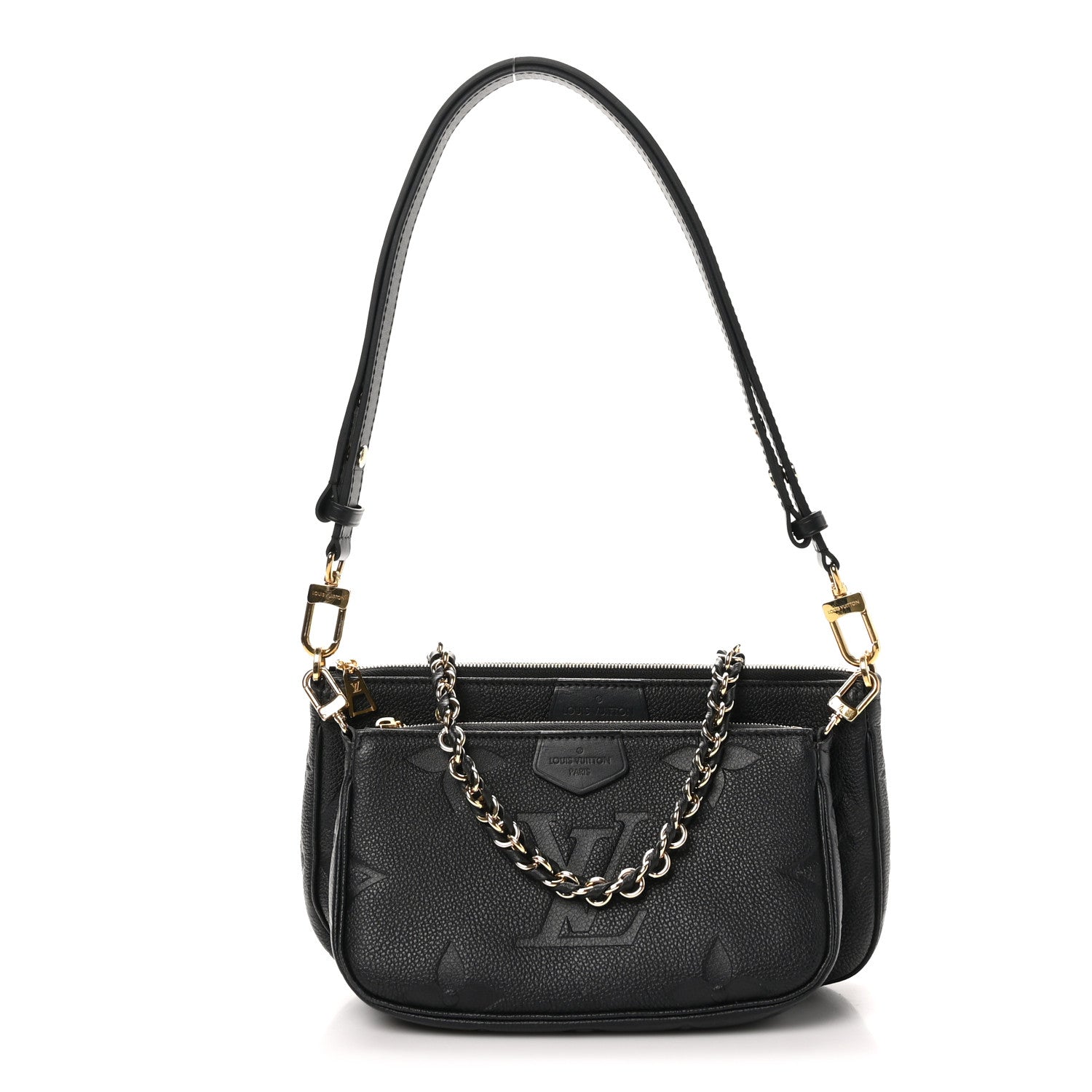 Louis Vuitton Empreinte Monogram Giant Multi Pochette Accessories Black 1 of 9