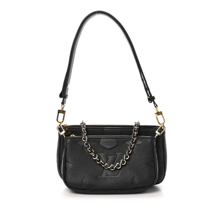 Louis Vuitton Empreinte Monogram Giant Multi Pochette Accessories Black 1 of 9