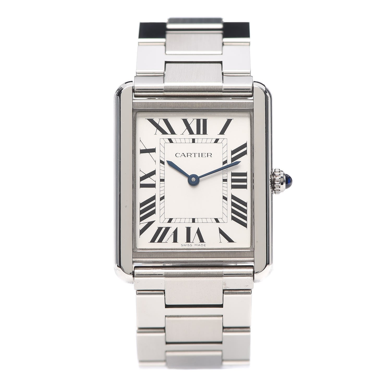 Cartier Stainless Steel 27mm Tank Solo Quartz Watch 1 of 6