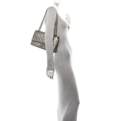 Chanel Metallic Aged Calfskin Quilted 2.55 Reissue 226 Flap Silver 2 of 10