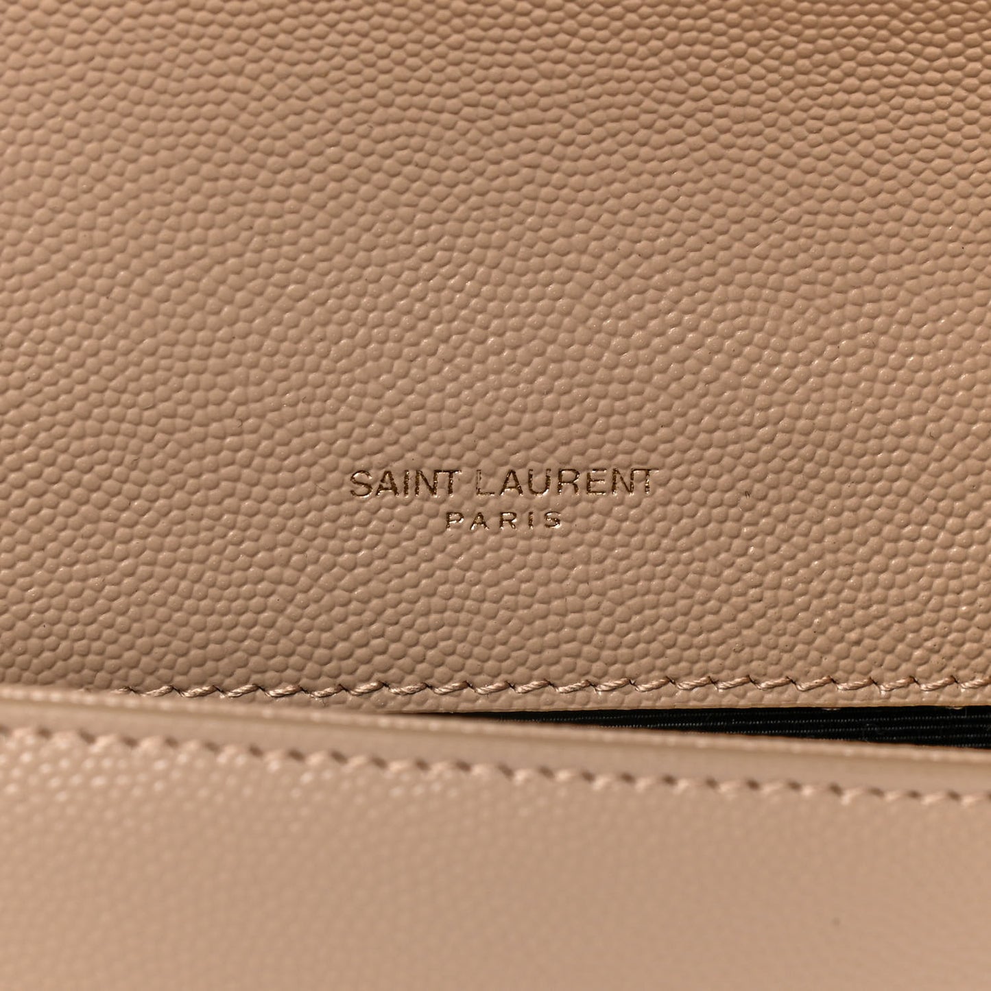 Grain De Poudre Medium Monogram Kate Satchel Dark Beige