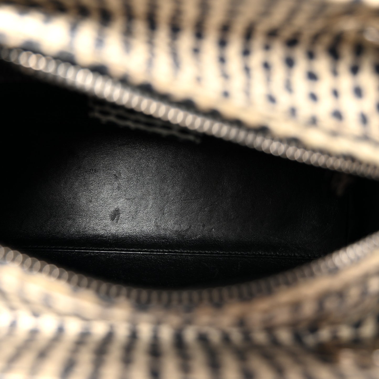 Snakeskin Wicker Medium Lady Dior Beige Multicolor