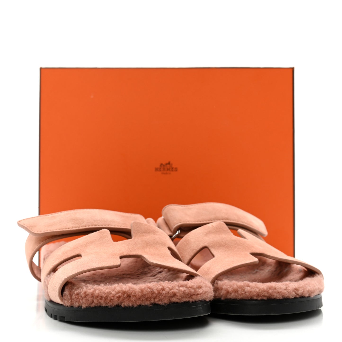 Suede Goatskin Woolskin Womens Chypre Sandals 41 Rose Aube