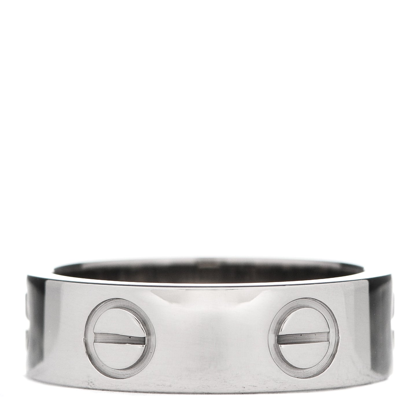 18K White Gold 5.5mm LOVE Ring 50 5.25