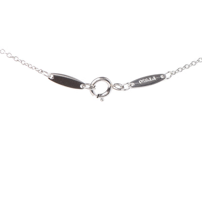 Tiffany Platinum Diamond .08ct Elsa Peretti Diamonds by the Yard Pendant Necklace 5 of 5
