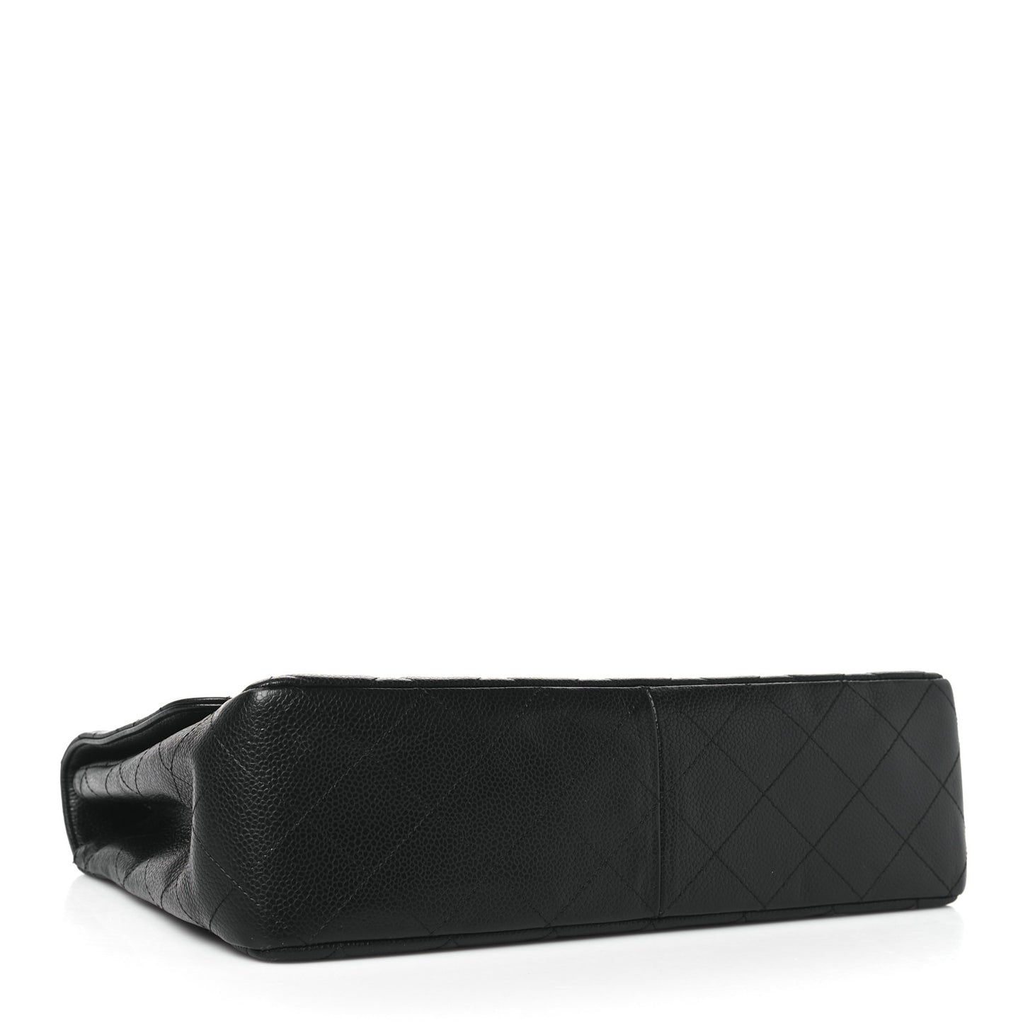 Caviar Quilted Jumbo Single Flap Black