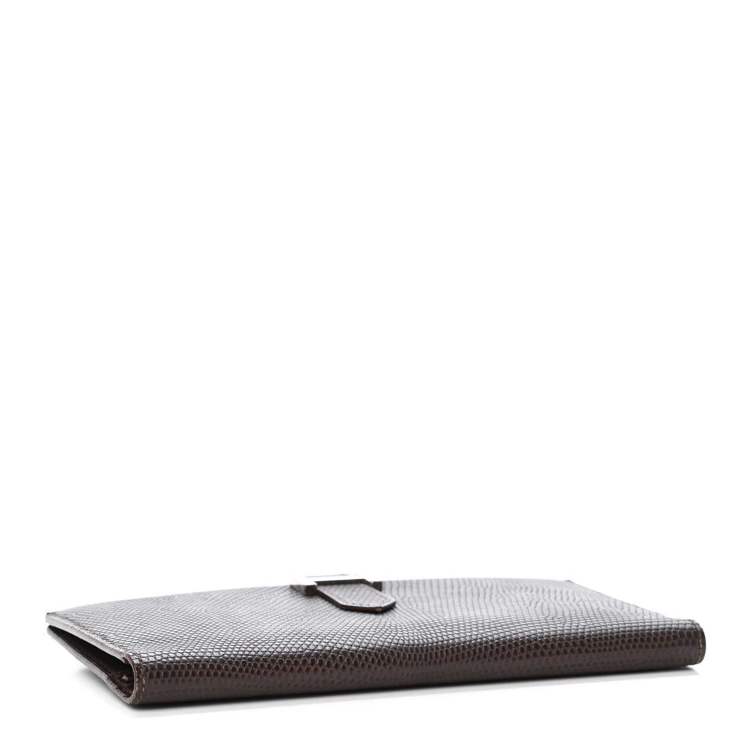 Hermes Lizard Bearn Gusset Wallet Havane 3 of 5