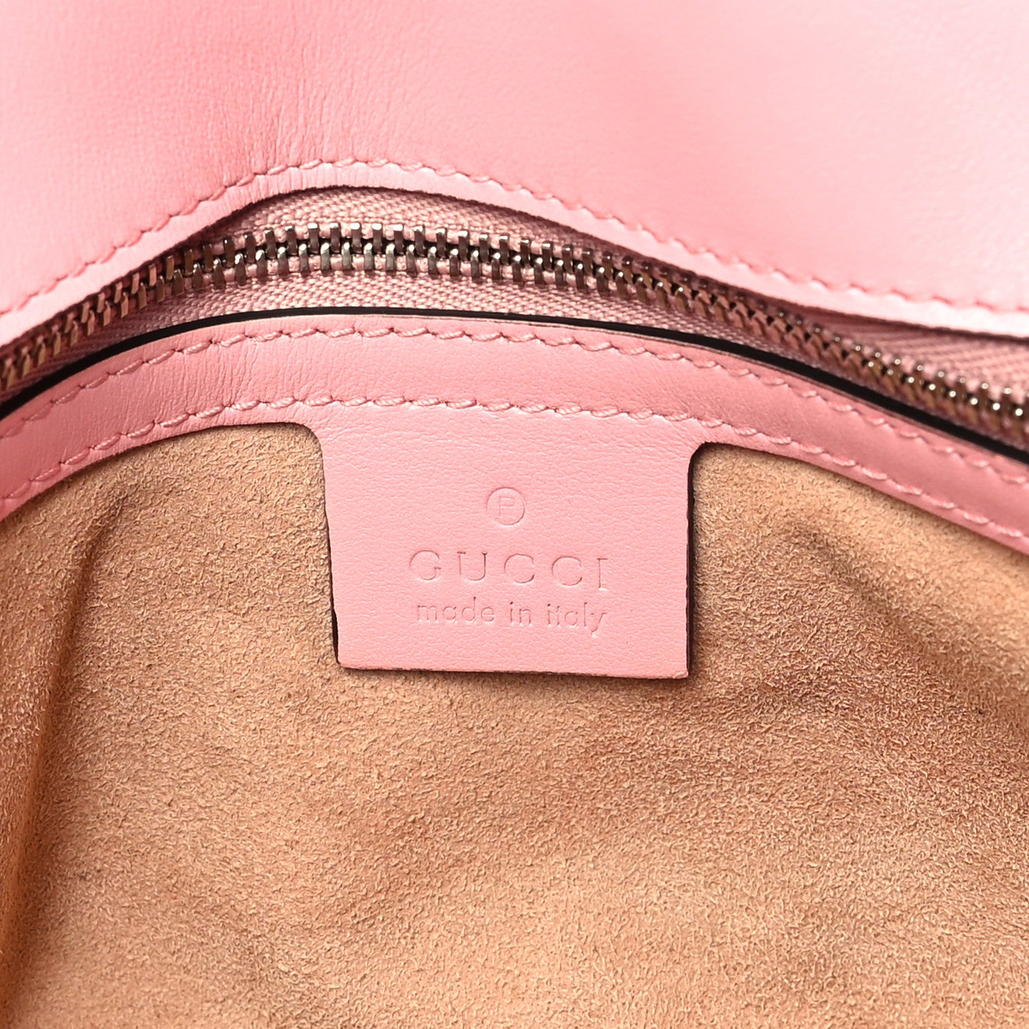 Gucci Calfskin Matelasse Small GG Marmont Shoulder Bag Wild Rose 6 of 11