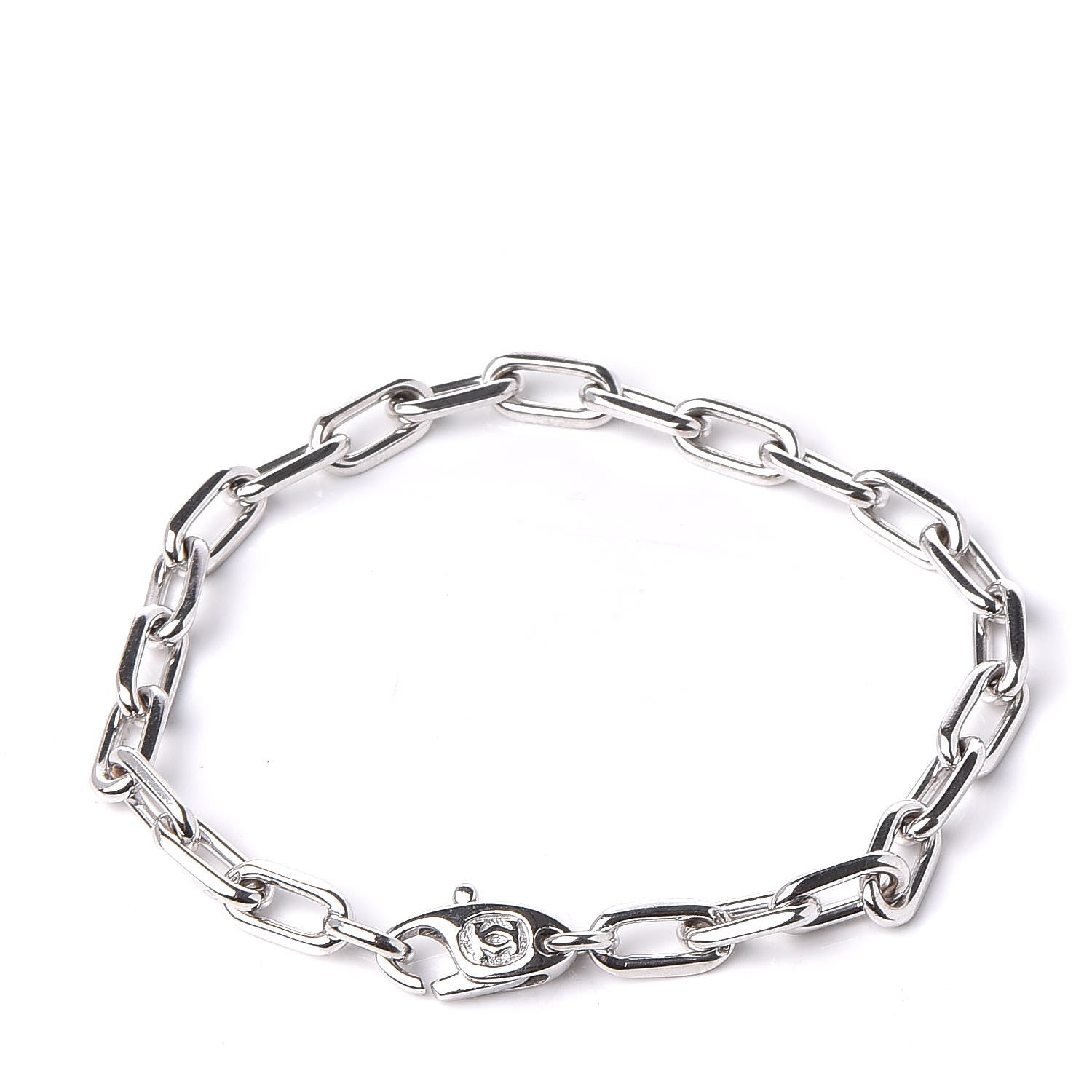 Cartier 18K White Gold Spartacus Chain Bracelet 3 of 5