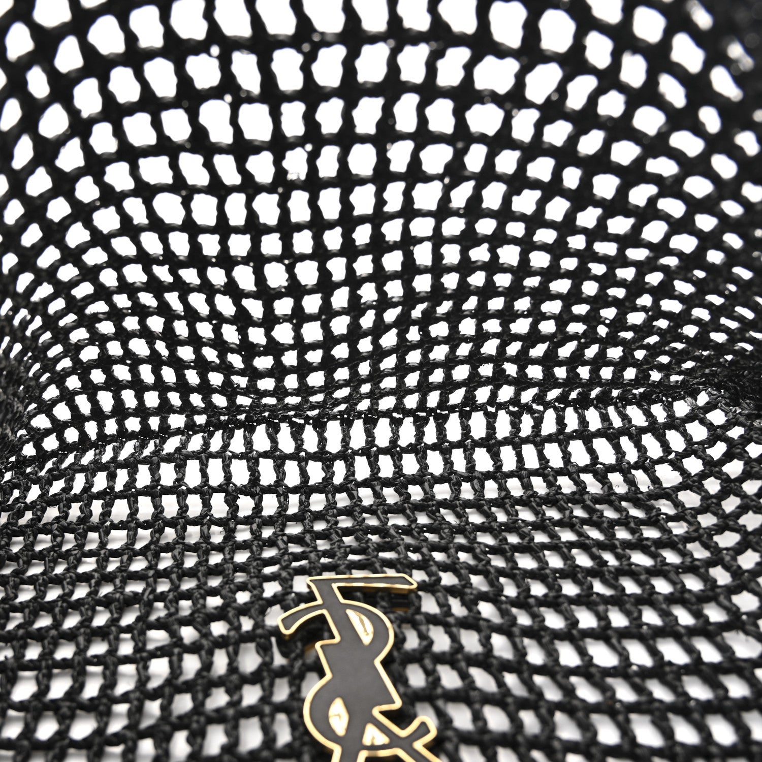 Saint Laurent Raffia Calfskin Oxalis Shoulder Bag Black 5 of 10