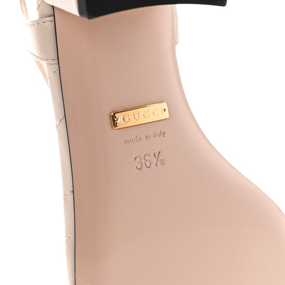Gucci Nappa Matelasse Double G 35mm Thong Sandals 36.5 Mystic White 7 of 8