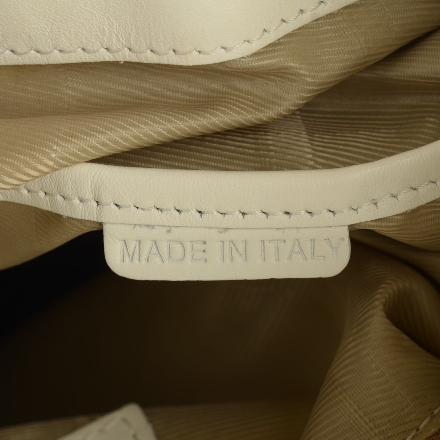 Calfskin Quilted Brook Hobo White