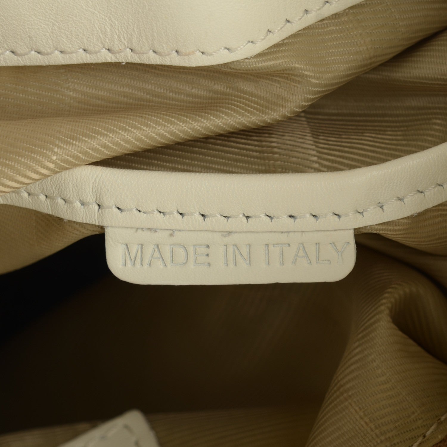 Burberry Calfskin Quilted Brook Hobo White 7 of 8