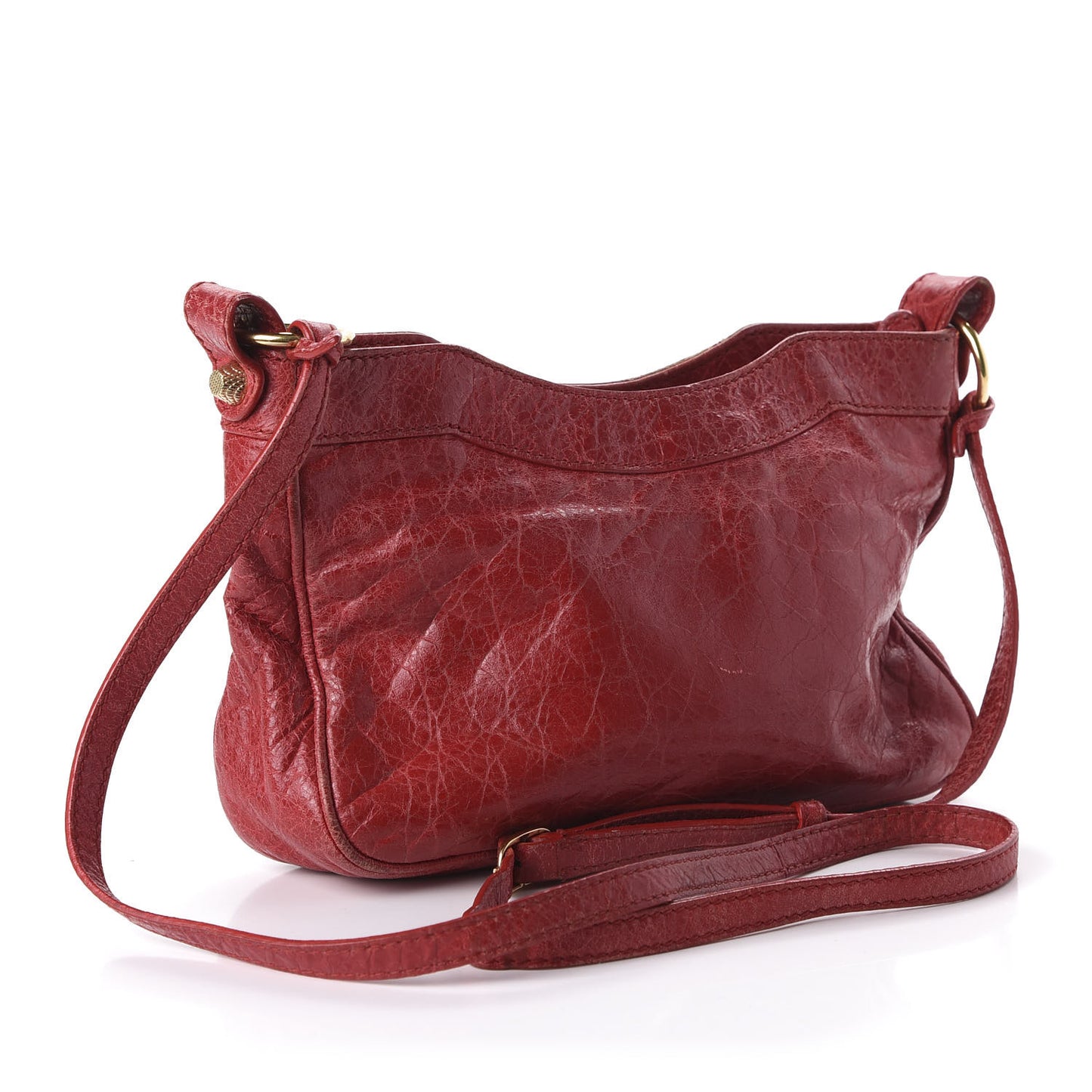 Agneau Giant 12 Gold Hardware Hip Rouge Cardinal