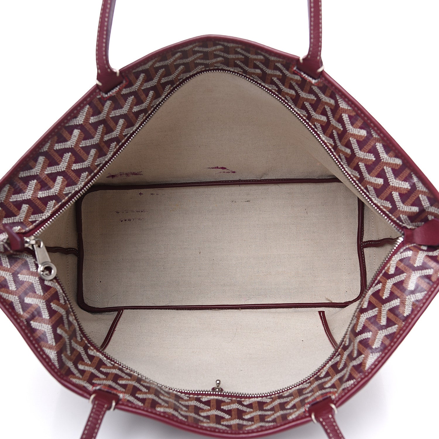 Goyard Goyardine Artois MM Burgundy 4 of 13
