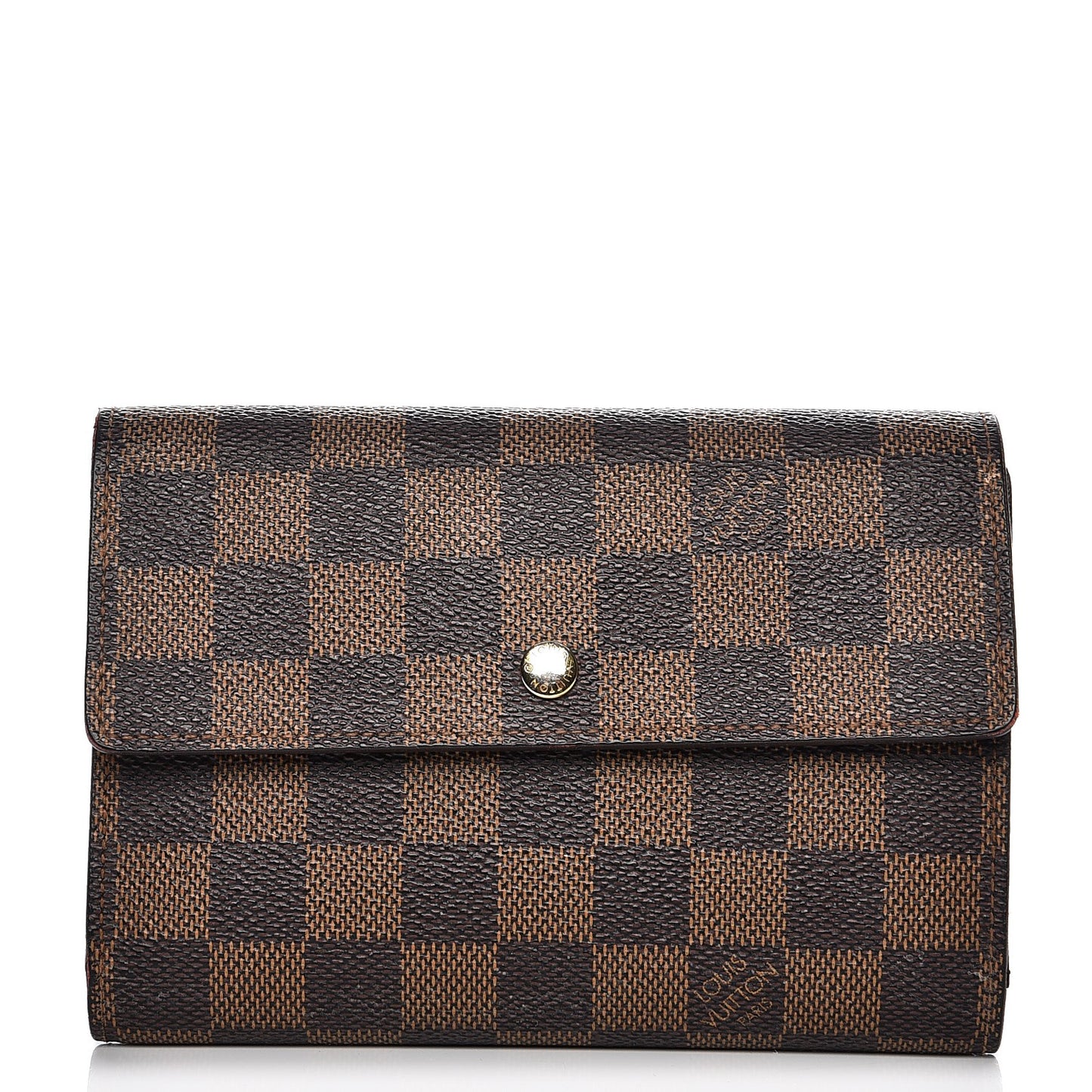 Damier Ebene Porte Tresor Etui Papier Wallet